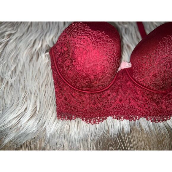 Victoria Secret lined demi, demi-buste double women’s bra - Picture 2 of 5